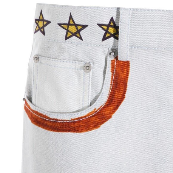 Moschino White Cotton Jeans - NWT - Picture 3 of 5